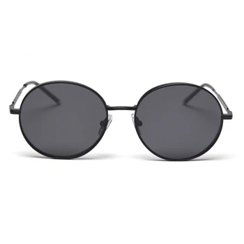 Kachawoo metalo rėmo akiniai nuo saulės vyrams poliarizuota juoda tuščiaviduriai stiliaus apvalus saulės akiniai moterims UV400 aukštos kokybės 2020 tendencijos