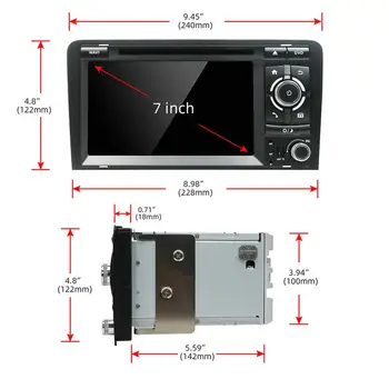 Bosion Android 10.0 AUTOMOBILIŲ DVD Audi A3 8P 2003-2012 S3 2006-2012 RS3 Sportback 2011 m. GPS daugialypės terpės grotuvas, stereo radijas DSP MIC