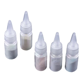 5 Spalvų, Perlamutrinis Gamtos Žėručio Mineralinių Miltelių Epoksidinės Dervos Dažų Perlų Pigmentų XXFB