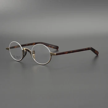 Zerosun Maži, Apvalūs akiniai Vyrų Lennonas Vėpla Titano Vyras Receptu, Trumparegystė Dioptrijomis Progressive