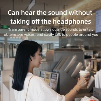 Hagibis TWS Ausinių ANC Belaidžio Aktyvios triukšmo atšaukiu ausinės Bluetooth 5.0 Vandeniui ENC Stereo laisvų Rankų įranga žaidimų ausinės