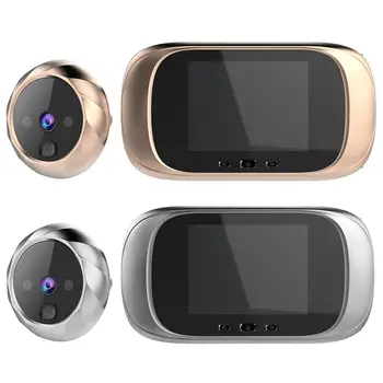 2.8 colių LCD Spalvotas Ekranas Skaitmeninis Doorbell 90 Laipsnių Durys Akių Skambinti Elektroninės Durų Akutė Kamera Viewer Lauko Durų Varpelis