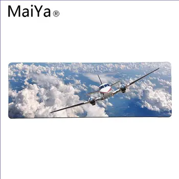Maiya Aukščiausios Kokybės Lėktuvo orlaivių saulėlydžio debesys Nešiojamas Žaidimų Pelės Kilimėlis Nemokamas Pristatymas Didelis, Mouse Pad Klaviatūros Kilimėlis