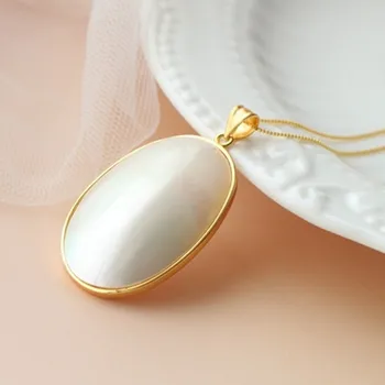 Mados naujų gamtinių Mabe perlų pakabukas moteris paprastas nekilnojamojo s925 sterlingas sidabro moteris pakabukas
