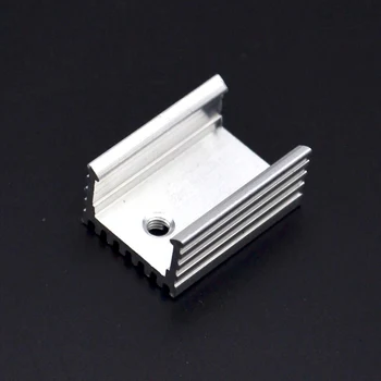 100vnt Šilumos kriaukle 15*10*20MM (sidabras) aukštos kokybės radiatorių paprasta-220 tranzistorius ir kitus specialius