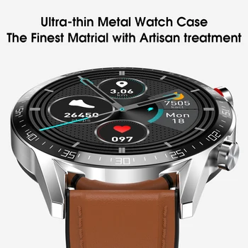 Cyboris Multi-Touch 1.39 colių Apvalaus Ekrano Smart Watch 