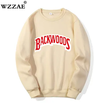 2019 Naujas O-Kaklo Hoodies Streetwear Backwoods Hoodie Palaidinukė Vyrų Mados Rudens-Žiemos Hip-Hop Hoodie Megztiniai Megztinis