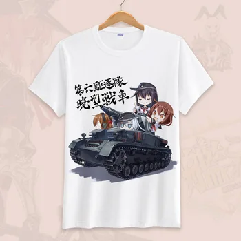 Anime Kantai Surinkimo Medvilnės marškinėliai trumpomis rankovėmis vyrai t-shirt atsitiktinis marškinėlius animacinių filmų spausdinti Unisex marškinėliai cosplay kostiumas