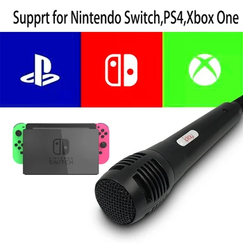 Universalus USB 3M Laidinio Mic Micro Telefono Mikrofonas Nintendo Jungiklis NS / PS4 / PC / Xbox vienas High Fidelity Triukšmo Mažinimas