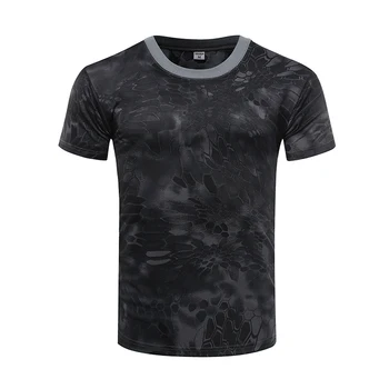 77City Žudikas Kamufliažas Quick Dry Taktinis Marškinėliai Vyrams Vasaros Tinklelio, Karinės Armijos T-shirt Vyrai Kvėpuojantis trumpomis Rankovėmis T Shirts