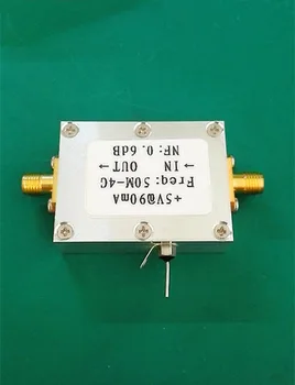 Žemas Triukšmo LNA 0.05-4G NF=0.6 dB Plačiajuostės Stiprintuvo HF FM, VHF UHF Kumpis Radijo maitinimo įtampa: +5V