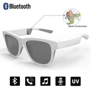Conway Bluetooth Akiniai nuo saulės Kaulais Touch Kontrolės Ausinių Akinius Smart Audio Ausinių Atviros ausies Muzika ir Balso