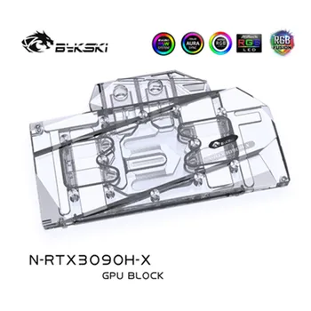 Bykski GPU Vandens Blokas NVIIDIA RTX 3090 /3080 Nuoroda Edition Grafikos Kortelės, 3080 Skysčio Aušintuvas A-RGB / RGB N-RTX3090H-X