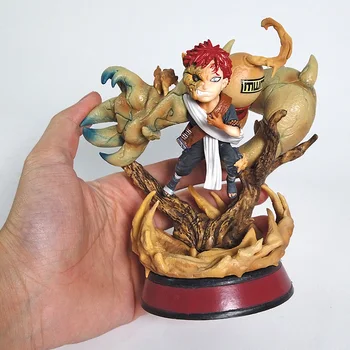 Naruto Shippuden Anime Modelis Gaara Q Versija Pav PVC Mūšis Statula Kolekcines Žaislas