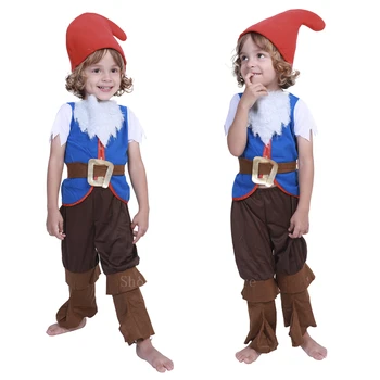 Kalėdų Elf Bamblys Halloween Kostiumai Vaikams Berniukams Pasakos Septyni Nykštukai 