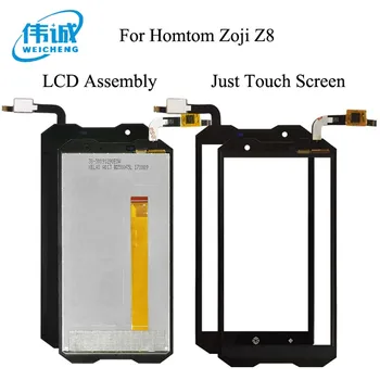HOMTOM ZOJI Z8 LCD Ekranas+Touch Ekranas Originalus Išbandyti LCD skaitmeninis keitiklis Stiklo plokštės Pakeitimas homtom zoji z8 Jutiklis LCD