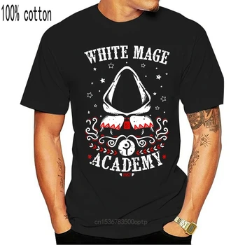 Balta Mage Akademijos Final Fantasy Rpg DD Žaidimų T-Shirt Suaugusiųjų Unisex Marškinėliai