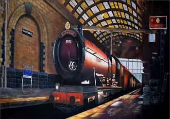 7x5FT Express Traukinio Platformos Užsakymą Foto Studija Fonas Fonas Reklama Vinilo 220cm x 150cm