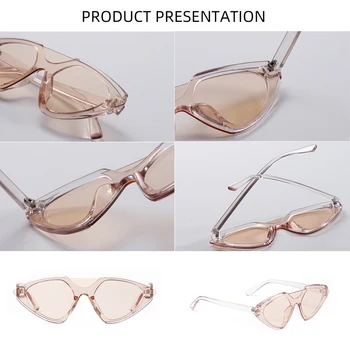 Iboode Moterys dizaineris akiniai nuo saulės moterims, aukštos kokybės Akiniai nuo saulės Prekės Dizainerio Mados Retro De Soleil 