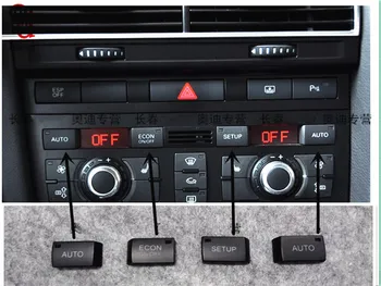 MMI Oro kondicionavimo sistema pulto mygtukas Multimedijos jungiklis, Auto Econ setup mygtuką audi A6 C6 2005 m. 2006 m. 2007 m. 2008 m. 2009 m. 2010 m.