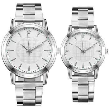 Naujas Garsiąją Porą Laikrodžiai Mylėtojas Šviesos Atsitiktinis Kvarco Žiūrėti Moterų Nerūdijančio Plieno Laikrodžiai Dovanų Relogio Feminino Vyrų Laikrodis