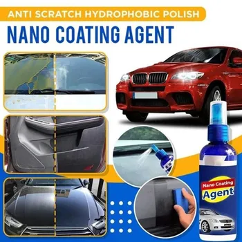 100 ml Plastiko Atkurti Agentas Vaškas Restauruoti Dangos Anti-scratch Nano Purškimo Auto Interjero Car Cleaner Plastiko Atkurti Agentas