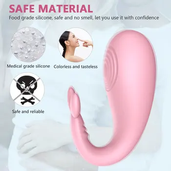 G-taško vibratorius žmogaus kūno massager klitorio stimuliatorius vibruojantis kiaušinėlis, oralinis seksas, masturbacija sekso žaislas USB įkrovimo