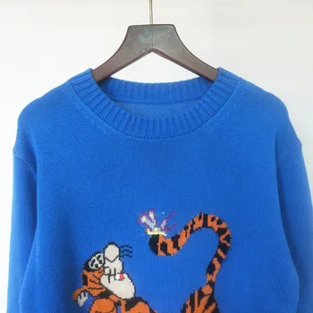 Pavasarį, Rudenį Moterų Aukštos kokybės Animacinių filmų modelio megztinis megztiniai Viršų C700