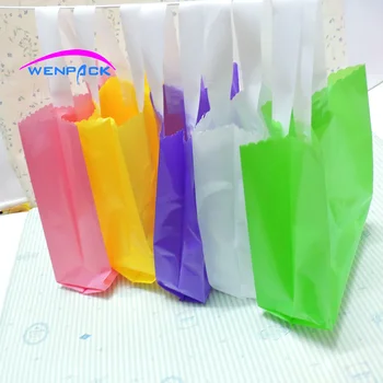 Pagal užsakymą atspausdintas logotipas dovana plastikinis maišelis/pritaikyti rankena, pirkinių krepšys ir pakavimo maišelis