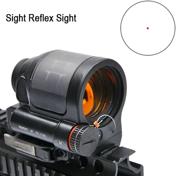 SRS Saulės Energijos RED Dot Akyse Reflex Akyse Medžioklės 1X38 Red Dot Akyse Sritį Su QD Mount Optika Šautuvas taikymo Sritis