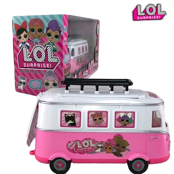 LOL Staigmena Lėlės Žaislas 2 In 1 Karavanas Ledų Automobilis Lėktuvas Autobusų Mergaitės Žaisti Namus, Žaislai Vaikams, Gimtadienio, Kalėdų Dovanos