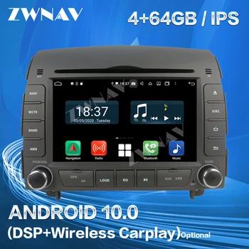 Belaidžio Carplay 2004 m. 2005 m. 2006 m. 2007 m. 2008 m. HYUNDAI SONATA NF YU XIAN Android Grotuvas GPS Vienetas Auto Audio Stereo Radijas, Diktofonas