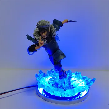 Tobirama Naruto Veiksmų Skaičius, Led Efektas 3D Naktį Šviesos Anime Pav Naruto Senju Tobirama Kolekcijos Modelis Lampara Stalo Lempa