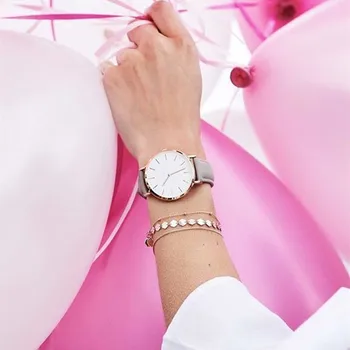 Naujas Mados Paprastas odinis moterų laikrodžiai ponios mados atsitiktinis nešioti Kvarco Žiūrėti, Moteris dovaną laikrodis Žiūrėti Moteris Relojes Mujerwatch