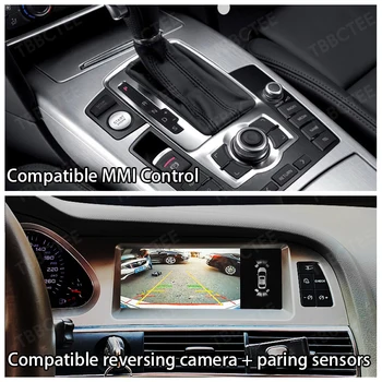 Android 9.0 4+64GB Automobilio Multimedijos Grotuvo Audi A6 C6 4f 2005~2011 MMI 2G 3G RHD Automobilių GPS Navigacija 