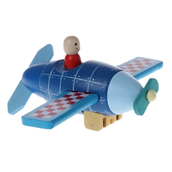 Naujos Medienos Magnetinio Raketas/Plokštumą/Sraigtasparnio Žaislas Transporto Švietimo Žaislas