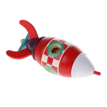 Naujos Medienos Magnetinio Raketas/Plokštumą/Sraigtasparnio Žaislas Transporto Švietimo Žaislas