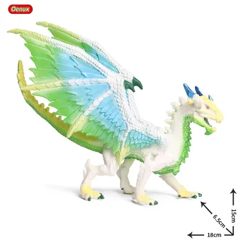1Pcs Vaikų gyvūnų modelio žaislas Modeliavimas Kinų Drakonas Aukso Raudona Drakoną Smaug Flying Blue Dragon Modelis žaislai, dovanos vaikams