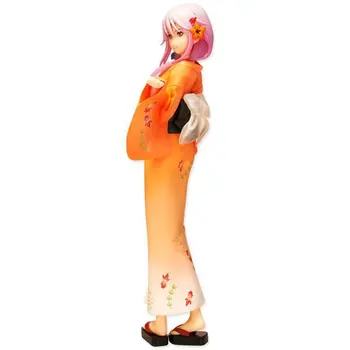 Anime Guilty Crown Inori Yuzuriha kimono ver.1/8 Masto Pre-dažytos PVC Veiksmų Skaičius, Kolekcines, Modelis Vaikams, Žaislai, Lėlės, 20cm
