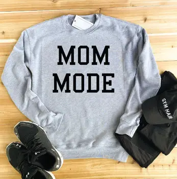 Mama Režimas Moterų Palaidinukė, Palaidinukė Mamai motinos dienos dovana šūkis juokinga grynas puloveriai jaunų hipster derliaus viršūnes L484