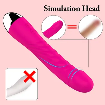 Dildo Vibratorius 10 Greičio Sekso Žaislai Moterims, Tikroviškas Dildo Moterų Makšties Klitorio Stimuliatorius Massager Masturbator Sekso Produktai
