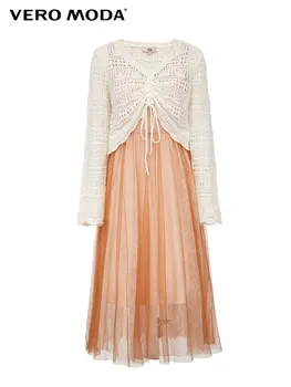 Vero Moda Moterų atkreipti string nėrinių Dviejų dalių ilgai švytuoklės suknelė | 319446520