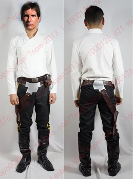 Žvaigždžių Karai ANH Naują Viltį Han Solo Kostiumas Filmą Cosplay Kostiumas su batų apima