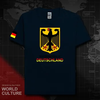 Vokietija Deutschland marškinėliai vyras megztiniai 2018 t-shirt medvilnės tautos komanda tee medvilnės sporto susitikimas gerbėjų sporto tees 20