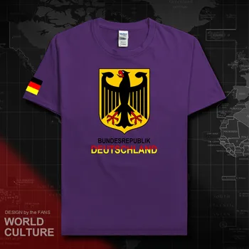 Vokietija Deutschland marškinėliai vyras megztiniai 2018 t-shirt medvilnės tautos komanda tee medvilnės sporto susitikimas gerbėjų sporto tees 20