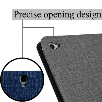 QIJUN tablet flip case for Samsung Galaxy Tab S 8.4 apsauginis Stovas Padengti Silikono soft shell fundas rubisafe coque už T700/T705