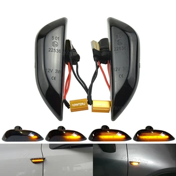 2vnt Dinaminis LED Šoniniai Gabaritiniai Posūkio Signalo Lemputė Opel Mokka X 2012-2020 m. už 