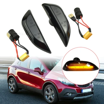 2vnt Dinaminis LED Šoniniai Gabaritiniai Posūkio Signalo Lemputė Opel Mokka X 2012-2020 m. už 