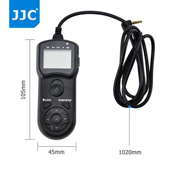 JJC Intervalometer Laikmatis, Nuotolinio Valdymo Valdiklis Užrakto Canon EOS R5 R6 850D 750D 700D 90D 80D 70D, 5D Mark II, III