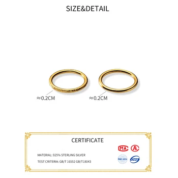 La Monada Blizgus Sidabro Žiedas 999 Korėjos Žiedai Moterims, Sidabras 999 Sterlingų Papuošalai Paprastas Stilingas Žiedai Mergaitėms Šepečiu